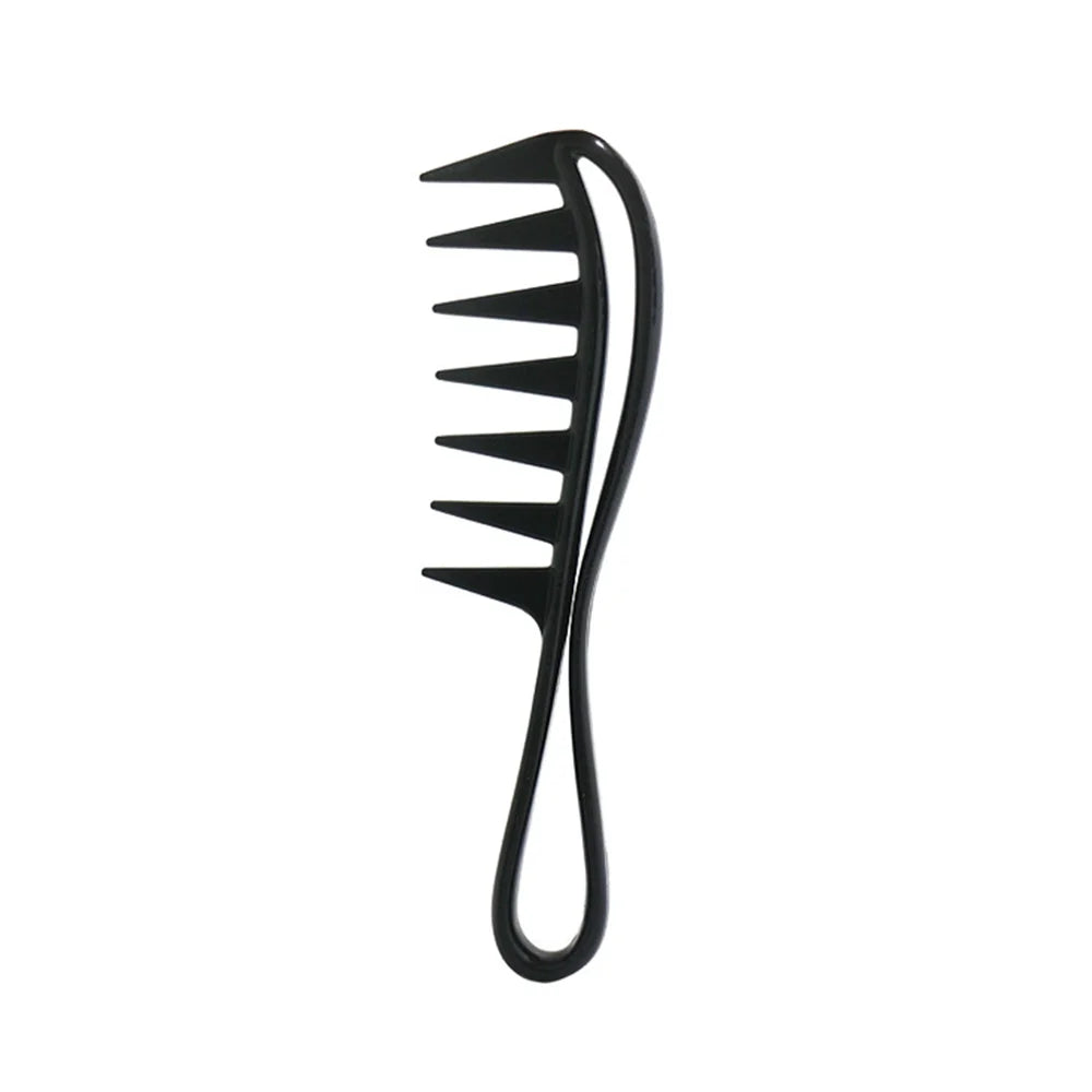 Antistatic Wide Teeth Retro Oil Head Comb Hair Styling Zoning Comb Detangle Curl Hair Comb Salon Hairdressing Tool For Men Woman Quick Pick Grocers